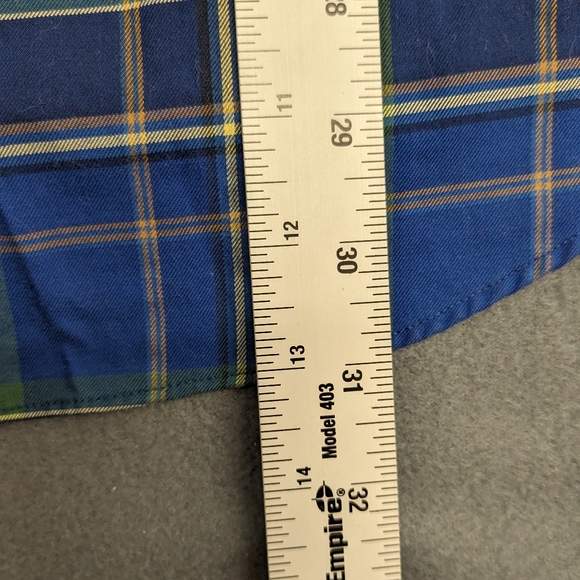 Cabela's Mens Blue Plaid Button Down Shirt Size XL - Picture 9 of 10